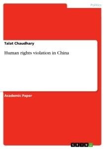 Human rights violation in China