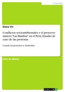 Conflictos socioambientales y el proyecto minero "Las Bambas" en el Perú. Estudio de caso de las protestas