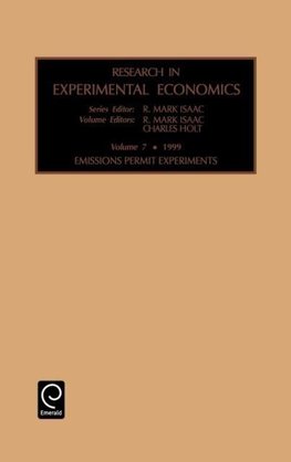 Research in Experimental Economics