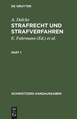 Strafrecht und Strafverfahren