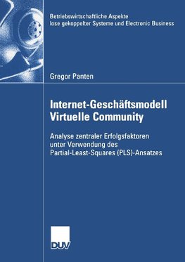 Internet-Geschäftsmodells Virtuelle Community