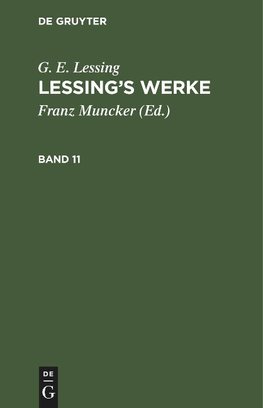 Lessing's Werke, Band 11, Lessing's Werke Band 11