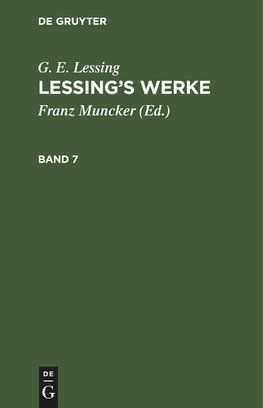 Lessing's Werke, Band 7, Lessing's Werke Band 7