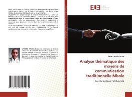 Analyse thématique des moyens de communication traditionnelle Mbole