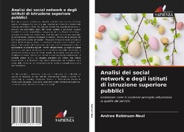 Analisi dei social network e degli istituti di istruzione superiore pubblici