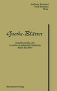 Goethe-Blätter