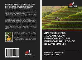 APPROCCIO PER TROVARE CLONI DUPLICATI E QUASI DUPLICATI NEL CODICE DI ALTO LIVELLO