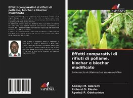 Effetti comparativi di rifiuti di pollame, biochar e biochar modificato