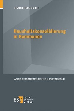 Haushaltskonsolidierung in Kommunen