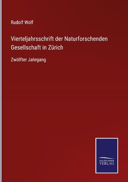 Vierteljahrsschrift der Naturforschenden Gesellschaft in Zürich