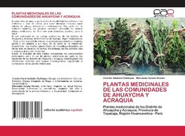 PLANTAS MEDICINALES DE LAS COMUNIDADES DE AHUAYCHA Y ACRAQUIA