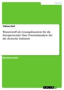 Wasserstoff als Lösungsbaustein für die Energiewende? Eine Potentialanalyse für die deutsche Industrie