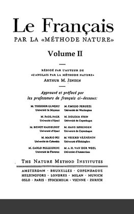 Le Français par la Méthode Nature Volume 2