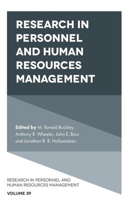 Research in Personnel and Human Resources Management