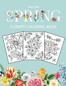 Flower Coloring Book