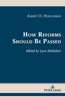 How Reforms Should Be Passed