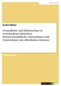 Gesundheits- und Arbeitsschutz in verschiedenen Betrieben. Privatwirtschaftliche Unternehmen und Unternehmen des öffentlichen Dienstes