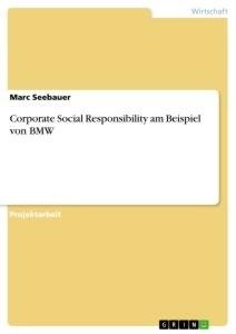 Corporate Social Responsibility am Beispiel von BMW