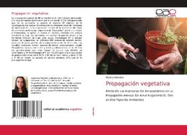 Propagación vegetativa