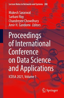 Proceedings of International Conference on Data Science and Applications