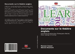 Documents sur le théâtre anglais