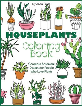 Houseplants Coloring Book