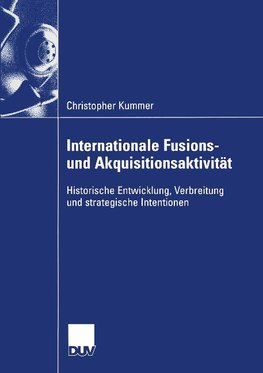 Internationale Fusions- und Akquisitionsaktivität