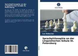 Sprachphilosophie an der Linguistischen Schule St. Petersburg