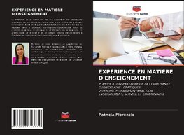 EXPÉRIENCE EN MATIÈRE D'ENSEIGNEMENT