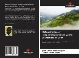 Determination of evapotranspiration in young plantations of Cedr