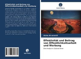 Effektivität und Beitrag von Öffentlichkeitsarbeit und Werbung