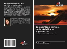 La questione centrale della stabilità in Afghanistan