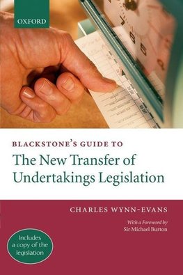 Blackstone's Guide to the 2005 Transfer of Undertakings Legislation