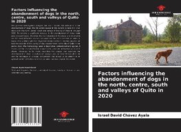 Factors influencing the abandonment of dogs in the north, centre, south and valleys of Quito in 2020