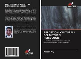 PERCEZIONI CULTURALI DEI DISTURBI PSICOLOGICI