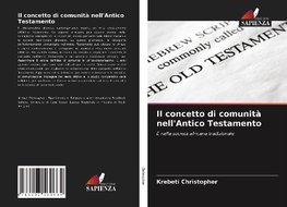 Il concetto di comunità nell'Antico Testamento