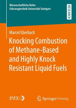 Knocking Combustion of Methane-Based and Highly Knock Resistant Liquid Fuels