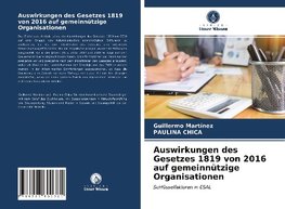 Auswirkungen des Gesetzes 1819 von 2016 auf gemeinnützige Organisationen