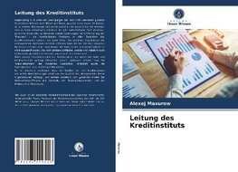 Leitung des Kreditinstituts