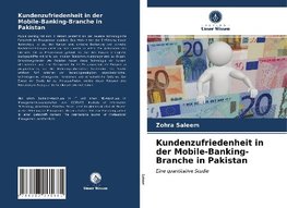 Kundenzufriedenheit in der Mobile-Banking-Branche in Pakistan