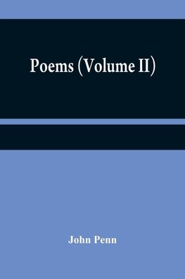 Poems (Volume II)