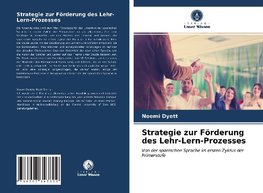 Strategie zur Förderung des Lehr-Lern-Prozesses