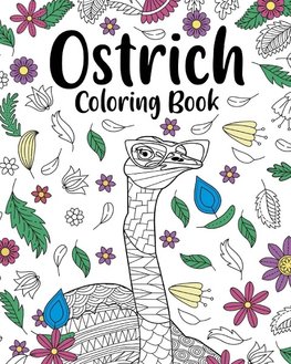 Ostrich Mandala Coloring Book