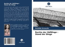 Rechte der Häftlinge : Stand der Dinge