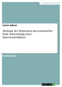 Ätiologie der Depression aus systemischer Sicht. Entwicklung eines Interviewleitfadens