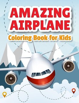 Amazing Airplane Coloring Book