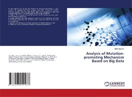 Analysis of Mutation-promoting Mechanism Based on Big Data