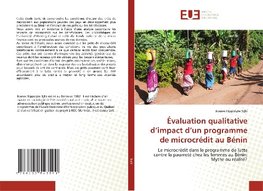 Évaluation qualitative d'impact d'un programme de microcrédit au Bénin