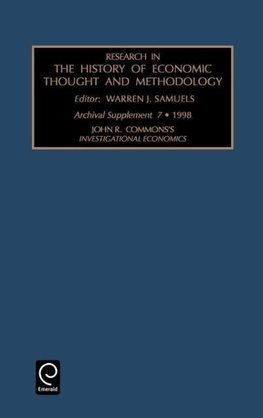 Research in the History of Economic Thought and Methodology