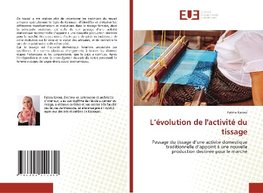 L'évolution de l'activité du tissage